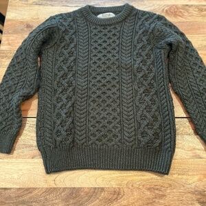 100% Merino Wool Aran Sweater from Ireland